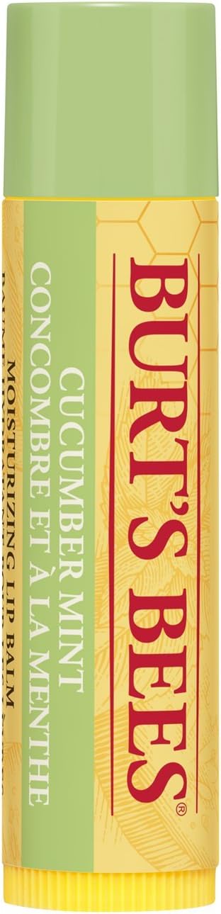 Burts Bees 女士黃瓜薄荷保濕唇膏 - 0.15 盎司