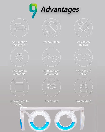 LSYEE 防晕动眼镜、晕动带（随机颜色）、晕动贴、止吐药、成人或儿童三合一套装
