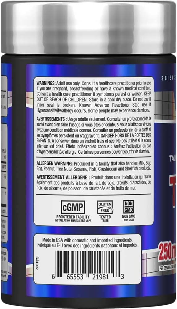 Allmax TUDCA+ 60粒 - 牛磺酸牛磺酸 - 肝脏排毒和肠道健康