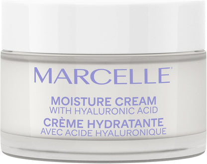 Marcelle Anti-Wrinkle Cream 50+, Day & Night, Anti-Aging Cream & Moisture Cream with Hyaluronic Acid, Vegan, Cruelty-Free