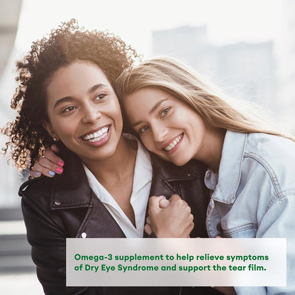 Systane Omega-3 Supplement for Dry Eyes, Eye Supplement for Adults, Tear Film Support, Tear film Support, Ocular Supplement for Dry Eyes - 60 Liquid Gels