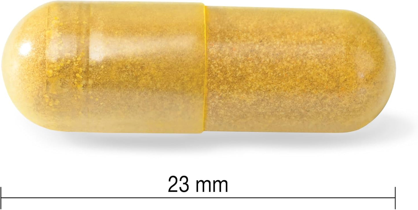 Jamieson 姜黄 4,000 毫克，添加黑胡椒，天然缓解关节疼痛，消炎并促进消化。高吸收率，非转基因，无麸质，60 粒素食胶囊，加拿大制造