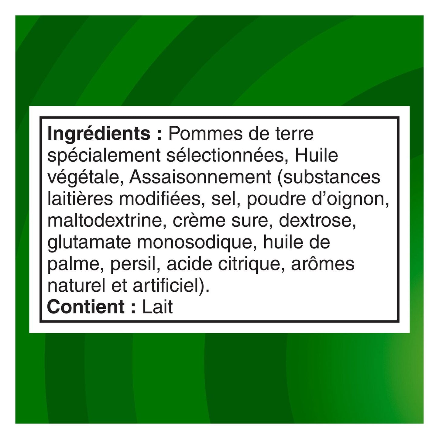 Lay's Sour Cream & Onion flavoured Potato Chips, 220 g.