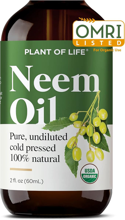 002  Plant of Life 印楝油，多用途，護膚，USDA 有機認證，OMRI 認證，100% 純天然冷壓印楝籽油
