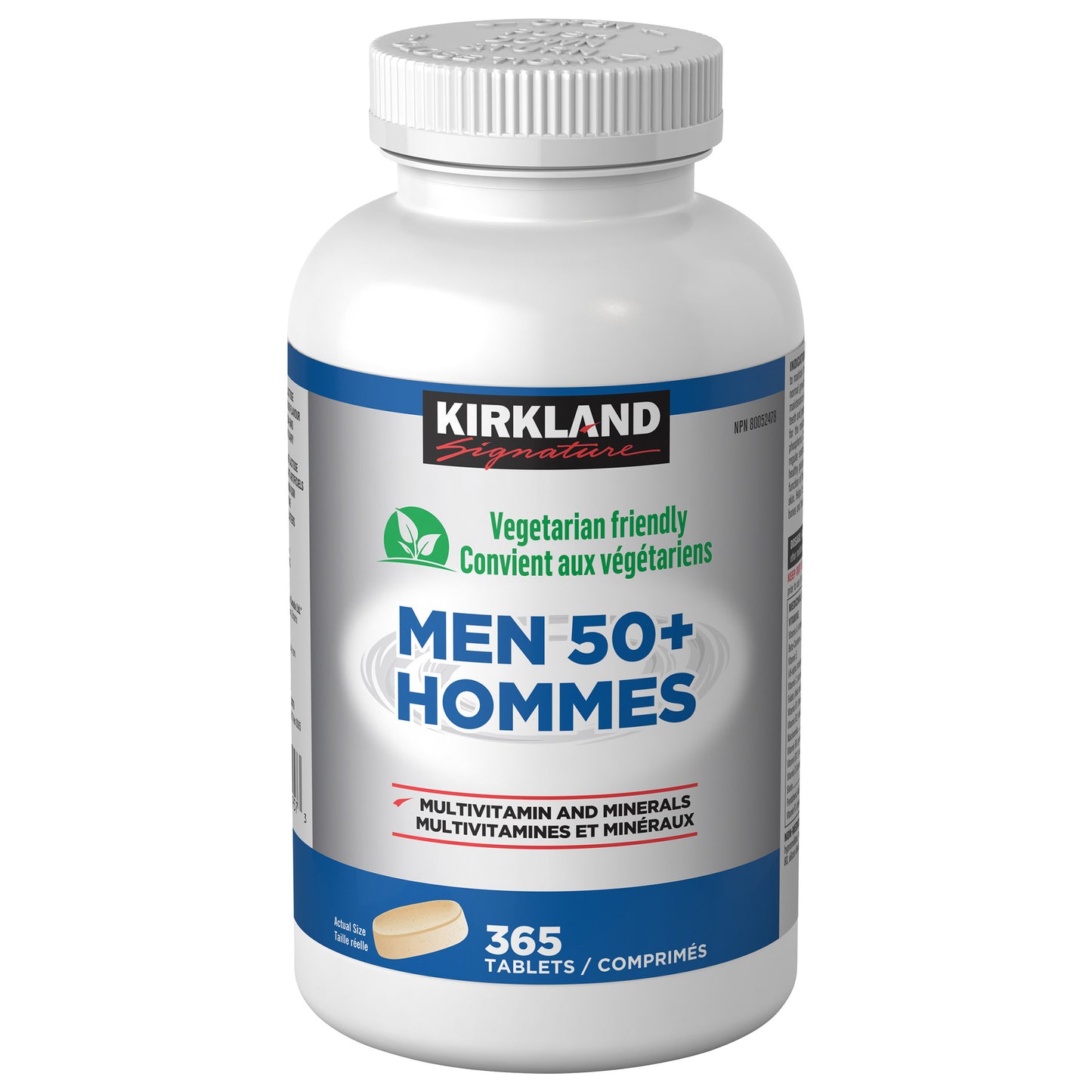 Kirkland Signature 男士 50+ 複合維生素，365 片