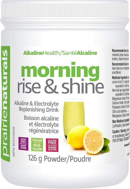Prairie Naturals Morning Rise & Shine pH Balancing Drink Mix - 126 Gram