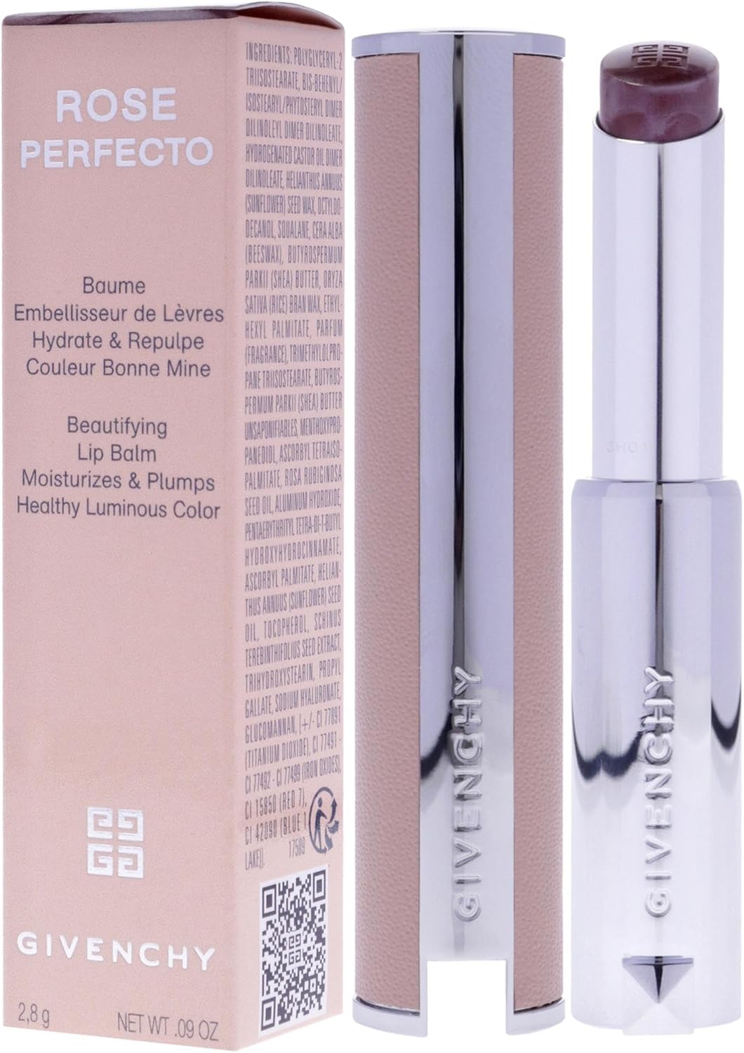 Givenchy 玫瑰完美美化潤唇膏 - 117 冷棕色潤唇膏 0.09 盎司