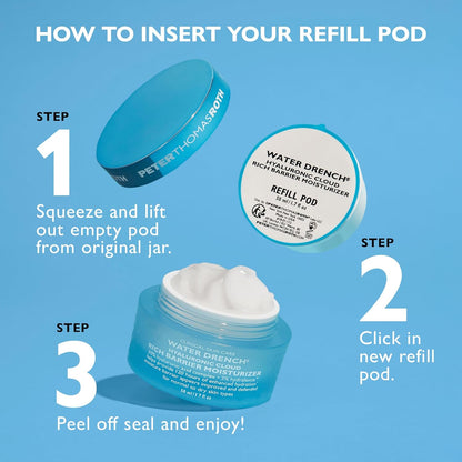 Peter Thomas Roth Water Drench Hyaluronic Cloud Rich Barrier Moisturizer Moisturizer Unisex-1.7 oz