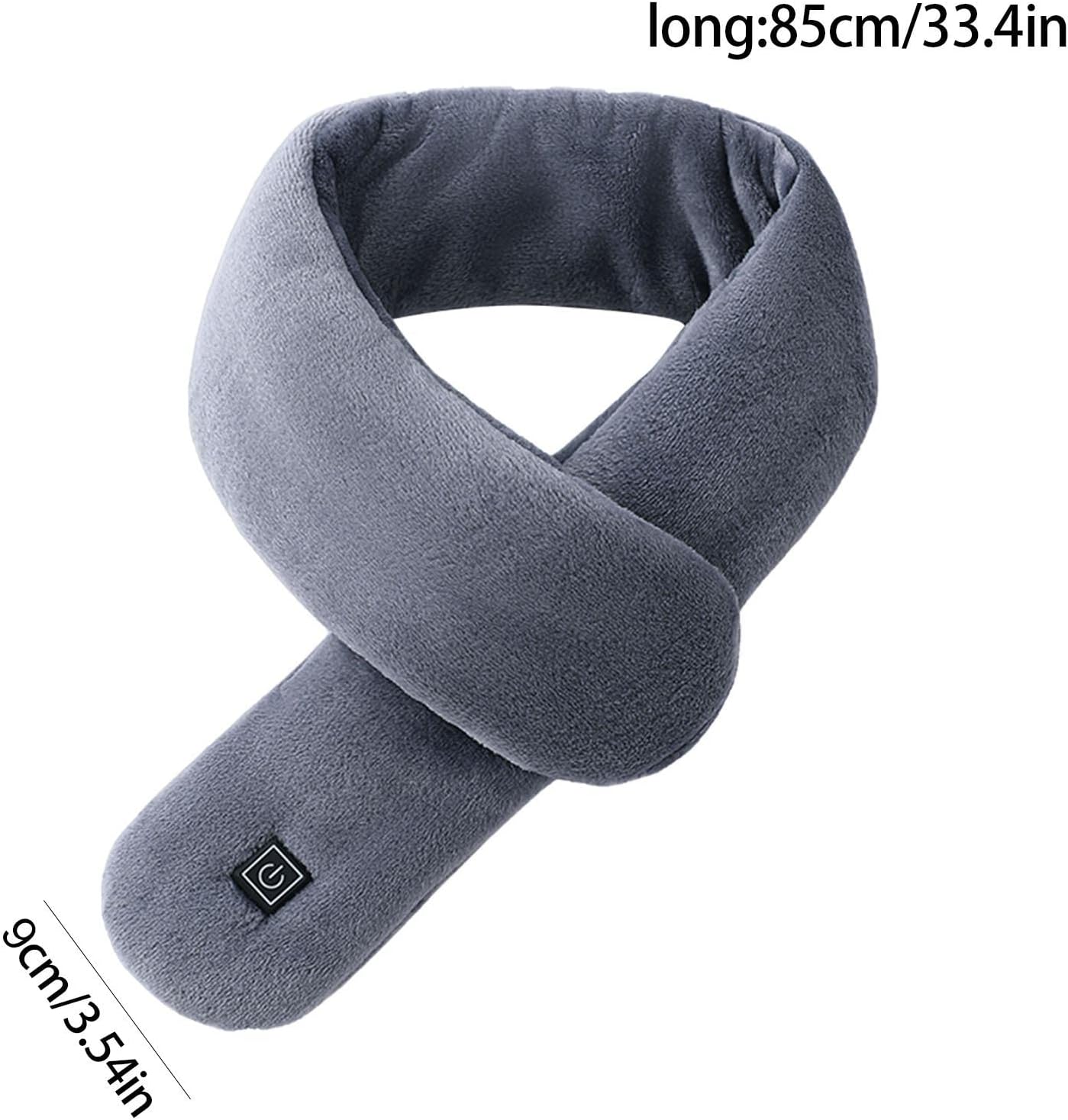 电热围巾 - 颈部加热垫 | 加热颈巾，缓解颈部压力，男女情侣电热垫，3档加热，不含移动电源