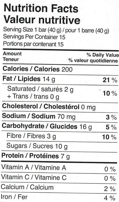 HoneyBar Snack Bars, Sweet & Salty, Gluten-Free, Non-GMO, Vegetarian, 40 g bars, 15 count