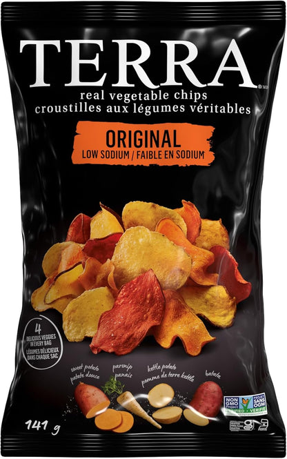 Terra 原味低钠薯片，141克（12包）