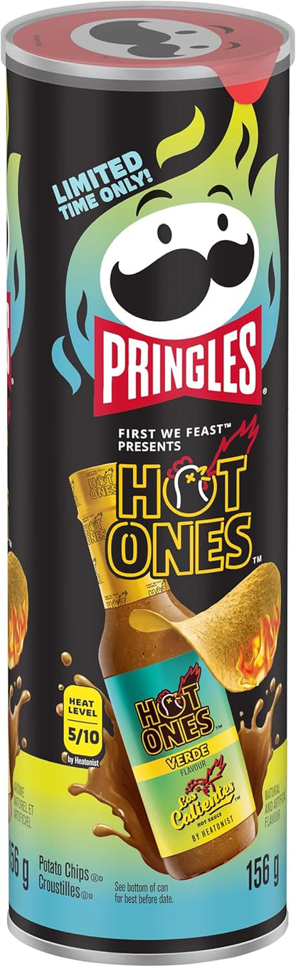 Pringles® Hot Ones 洛斯卡连特斯佛得角薯片 156 克
