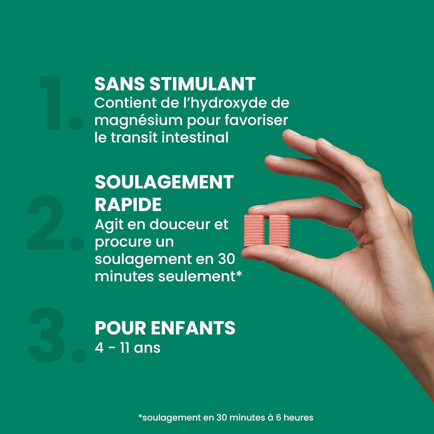 DulcoLax 儿童软糖，适用于 4 岁及以上儿童，温和缓解偶尔便秘，纯素，无刺激性，无麸质，野生浆果味，15 粒