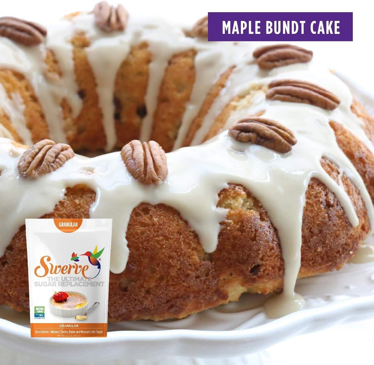 SWERVE Sweetener Bakers Bundle, Granular and Confectioners Combo Pack, 680 Grams