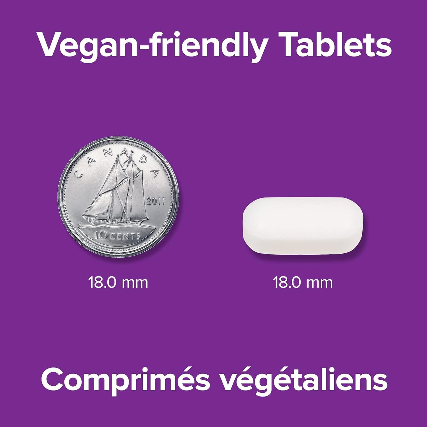 Webber Naturals Melatonin 10 mg with 150 mg of Magnesium, 60 Tablets, For Sleep Support, Muscle Function and Relaxation, Vegan