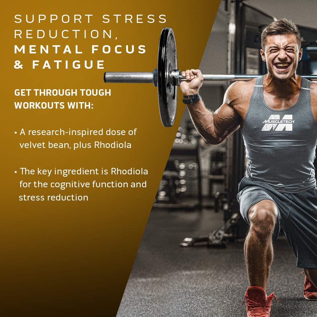 Muscletech 男性睪固酮增強劑、MuscleTech Test HD Elite、男性蒺藜、男性增強力量和睪固酮增強劑、男性硼補充劑，180 粒膠囊（1 包）