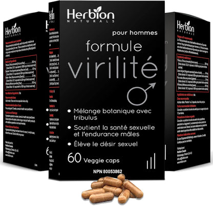 Herbion Naturals 壯陽配方 - 增強能量、力量和耐力，（3 包）180 粒
