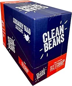 NutraPhase Clean Beans, High Protein, Low Sugar, Gluten Free, Vegan, Non-Gmo, Unmatched Taste, Roasted Broad Bean Snacks, Ketchup