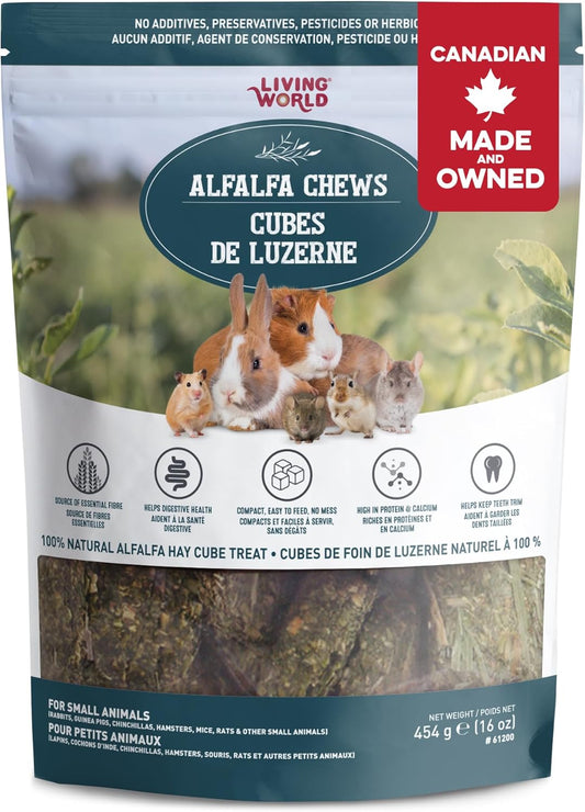Living World 加拿大苜蓿咀嚼片 - 454克
