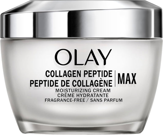 Olay Collagen Peptide Face Moisturizer, Firming Cream for Women, Fragrance-Free, Non-Greasy - Hydrating, Anti-Aging, Anti-Wrinkle, Smoothing of Fine Lines, Tightening Skin Care - Niacinamide, 50 mL