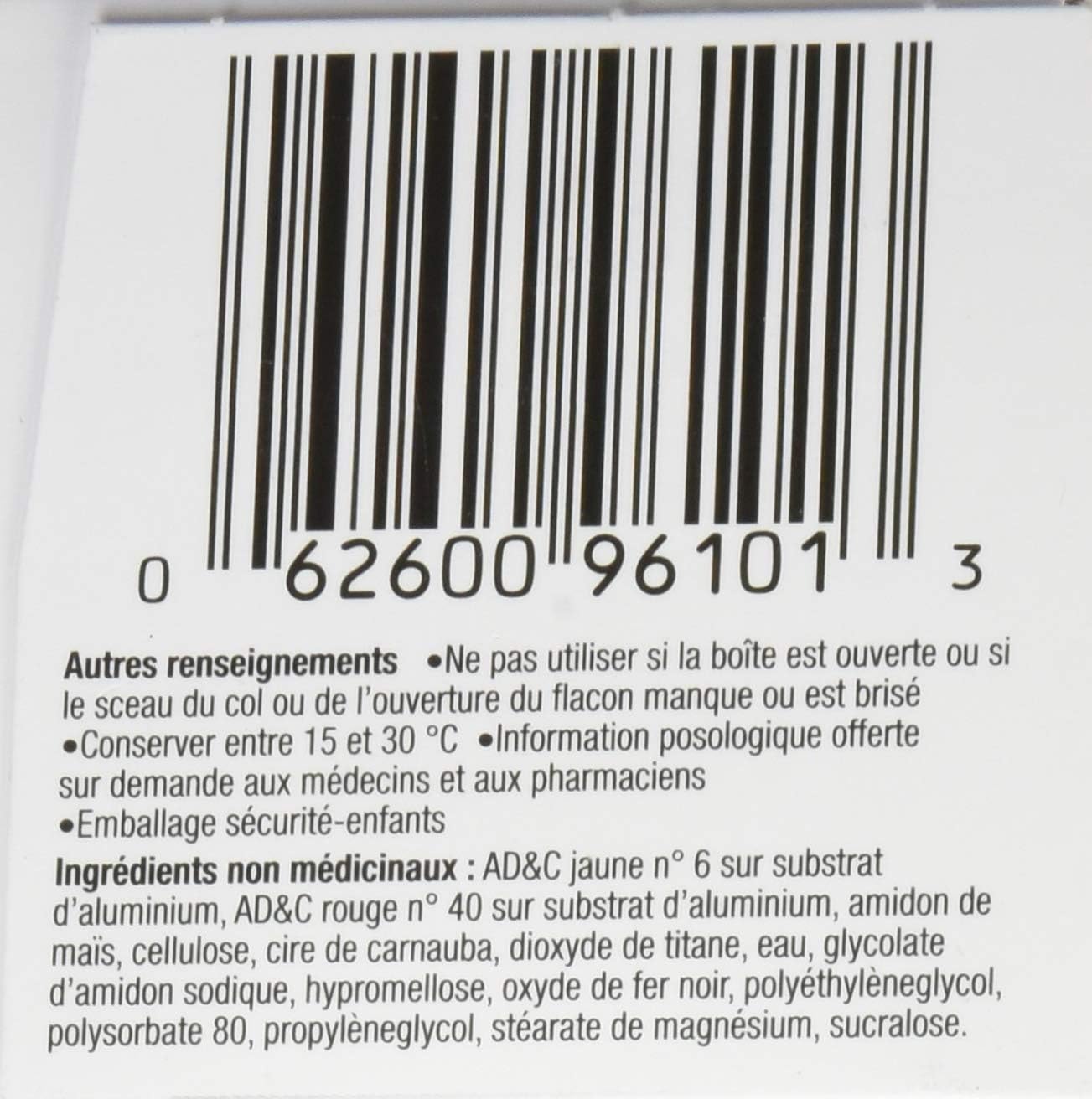 泰諾常規強度 325 毫克 Eztabs 120 片