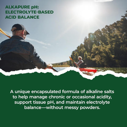 Pure Lab Vitamins - Alkapure pH -180 Vegetarian Caps - Balanced Alkaline Salts Antacid Supplement - Sodium, Potassium. Magnesium, Bicarbonate, Phosphate - Improve Body pH, Digestion Support, Calcium free