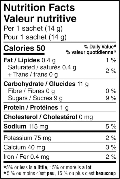 雀巢金牌冰拿铁咸焦糖纸盒装，42 x 14 克小袋