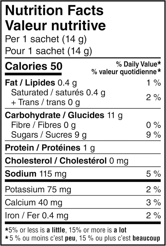 雀巢金牌冰拿铁咸焦糖纸盒装，42 x 14 克小袋