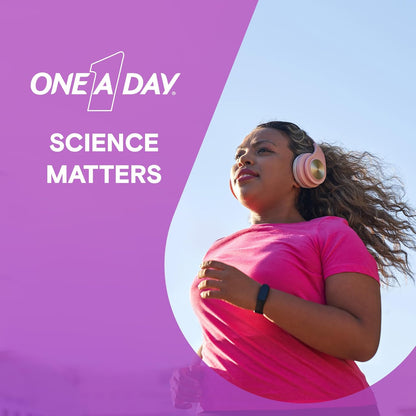 每日一片女士复合维生素 - 女性每日维生素 - 女士复合维生素，含维生素 A、维生素 C、维生素 D 和锌（用于免疫支持）、维生素 E、维生素 B12、生物素、钙、铁，250 片