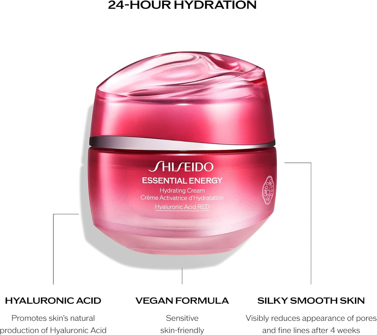 Essential Energy Hydrating Cream by Shiseido for Women - 1.7 oz Cream