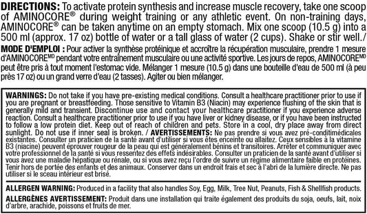 ALLMAX Nutrition Aminocore Bcaa - 8克 Bcaas - 100% 纯支链氨基酸 - 无麸质 945 克蓝莓味