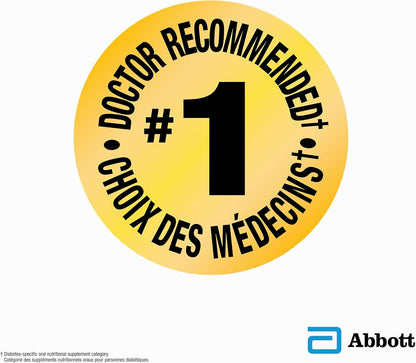 Glucerna Nutritional Drink, Meal Replacement Shakes, Complete, Balanced Nutrition For People With Diabetes, Chocolate, 6 x 237-mL Bottles