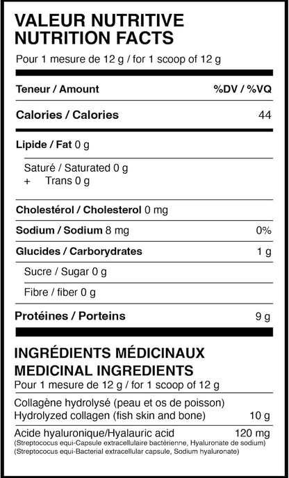 Unity Supplements Marine Collagen Powder with Hyaluronic Acid - Salted Caramel Flavored Coffee Sweetener - 360g, 30 Servings - 10g Marine Collagen per Serving - Promotes Skin, Nail, Hair & Joint Health