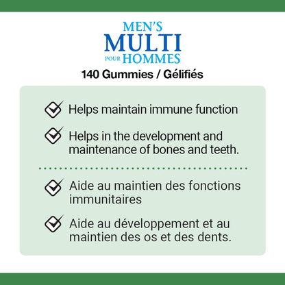 Nature's Bounty 男士复合维生素软糖，140 粒