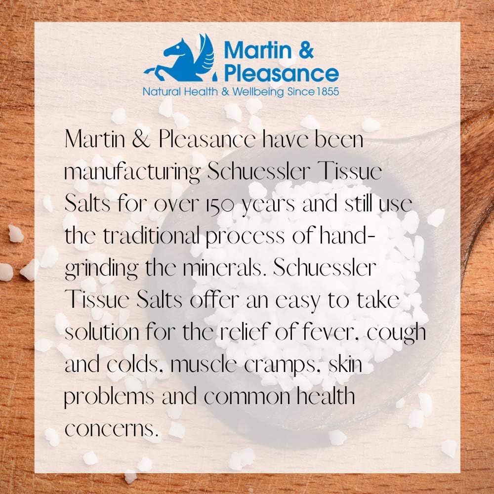 Martin & Pleasance - Schuessler 組織鹽 腿部和足部血液循環不良梳 P，6 X 125 片 - 緩解凍瘡、肌肉疼痛、足部疼痛和腿部疼痛
