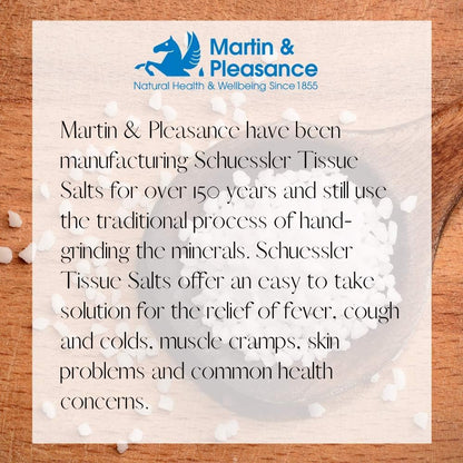 Martin & Pleasance - Schuessler 組織鹽 腿部和足部血液循環不良梳 P，6 X 125 片 - 緩解凍瘡、肌肉疼痛、足部疼痛和腿部疼痛