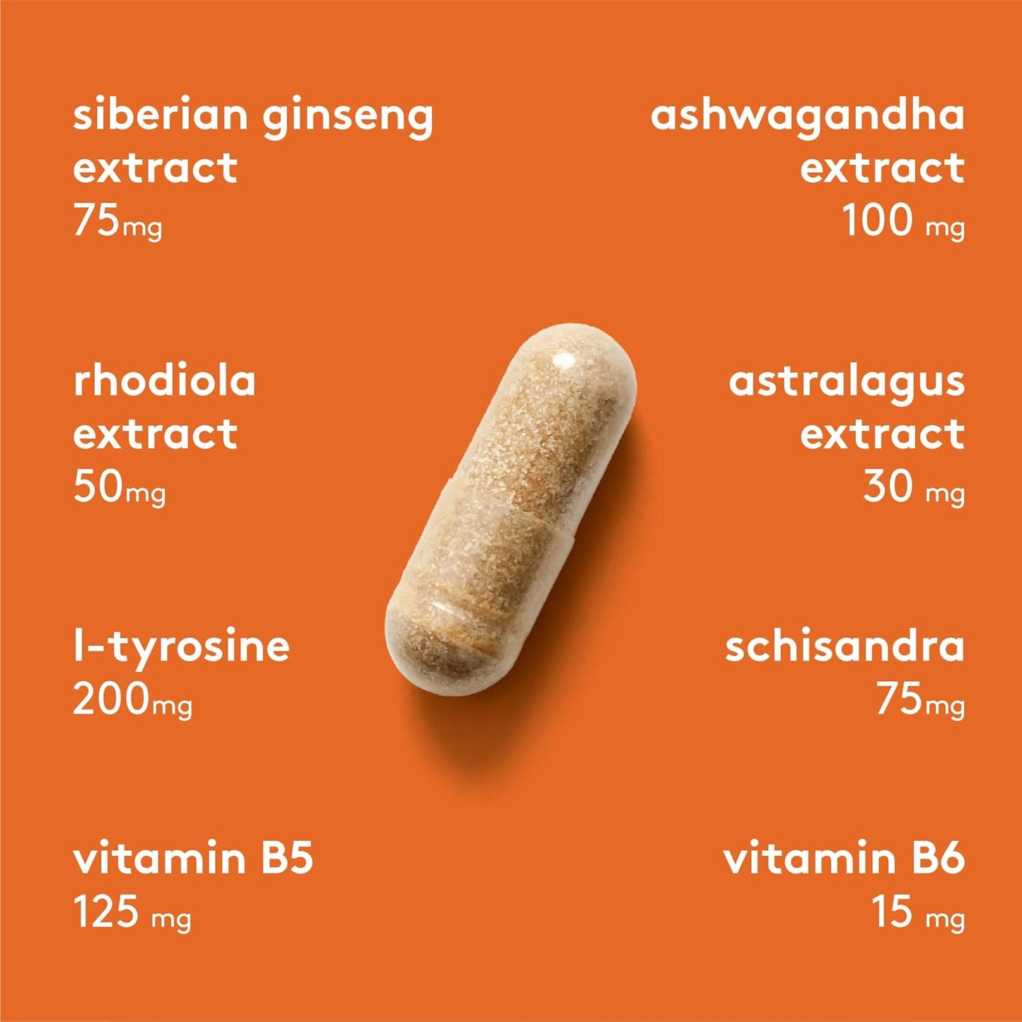 HEAL + CO. Energy Complex | 8 Active Ingredients Including Ashwagandha, Rhodiola + B Vitamins | Increase Energy + Fight Fatigue Supplement | 120 Capsules