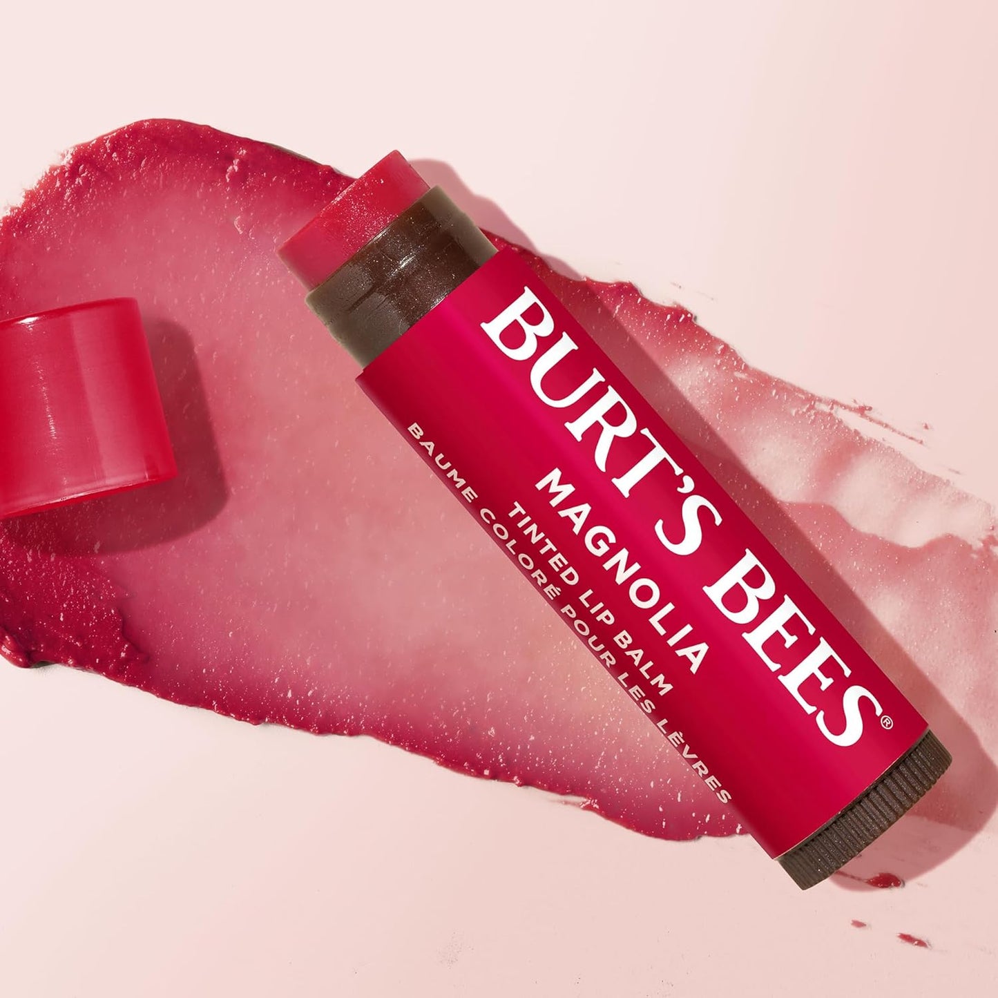 Burt's Bees 100% 天然有色润唇膏，木兰与乳木果油 - 1 管 1 支