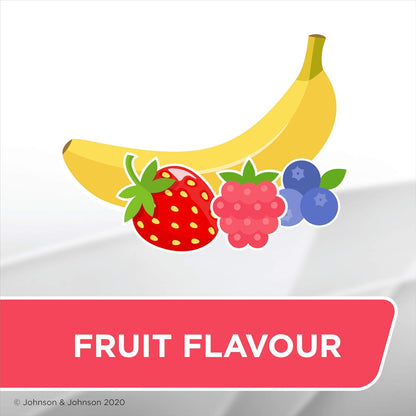 Motrin 儿童液体止痛药，退烧长达 8 小时，布洛芬，水果味，无色素 120 毫升