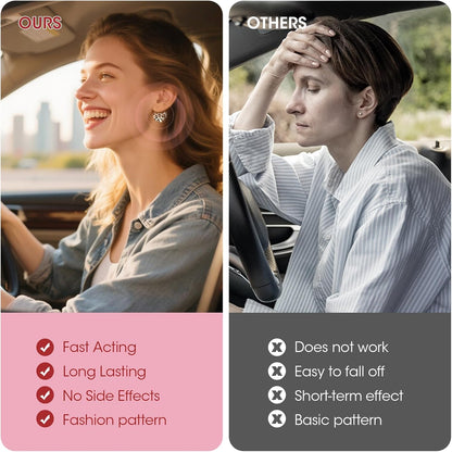 MQ 33片晕车贴，不瞌睡，邮轮旅行晕船贴，汽车飞机高原反应耳后防水贴，72小时持久，豹纹