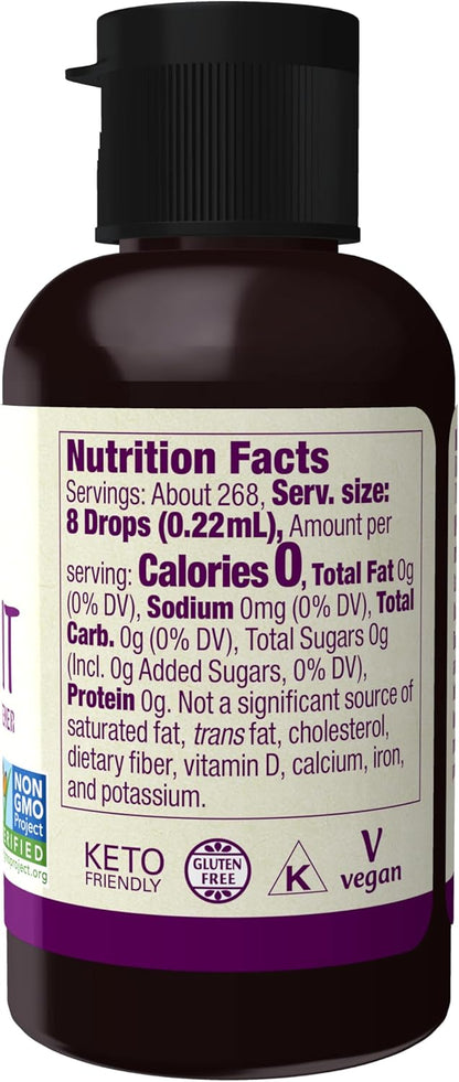 Now Foods Organic Monk Fruit Liquid Sweetener 59mL