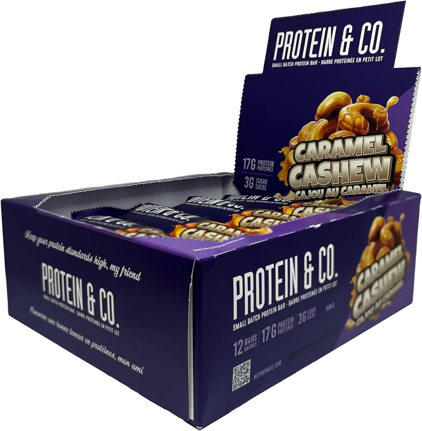NEW Protein & Co. Small Batch Protein Bars - Caramel Cashew