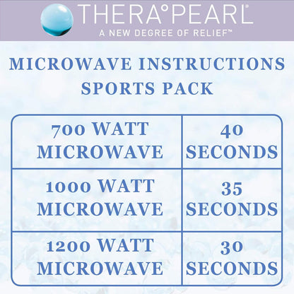 TheraPearl 可重复使用冷热敷袋，带绑带，运动尺寸，含凝胶珠，适合运动员使用，灵活的冷热敷袋，用于缓解关节炎疼痛、肿胀、运动损伤、冷却和加热垫
