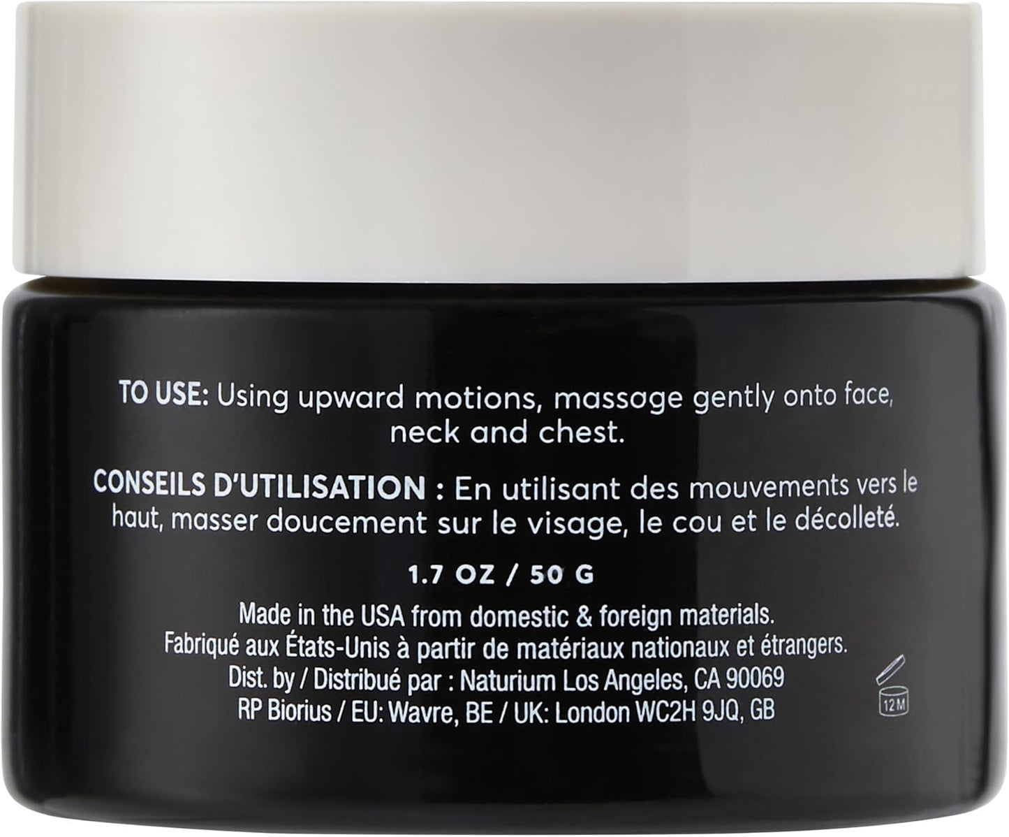 Naturium Plant Ceramide Rich Moisture Cream | Face Moisturizer for Dry Skin, Hydrating & Firming | 1.7 OZ / 50 g