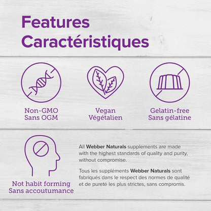 Webber Naturals 睡眠复合软糖，含 5 毫克褪黑激素和草本混合物，60 粒浆果味软糖，有助于睡眠，纯素