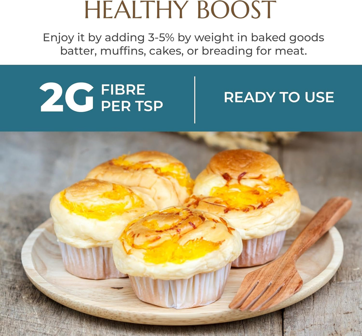 Ecoideas 有机燕麦纤维，蓝色