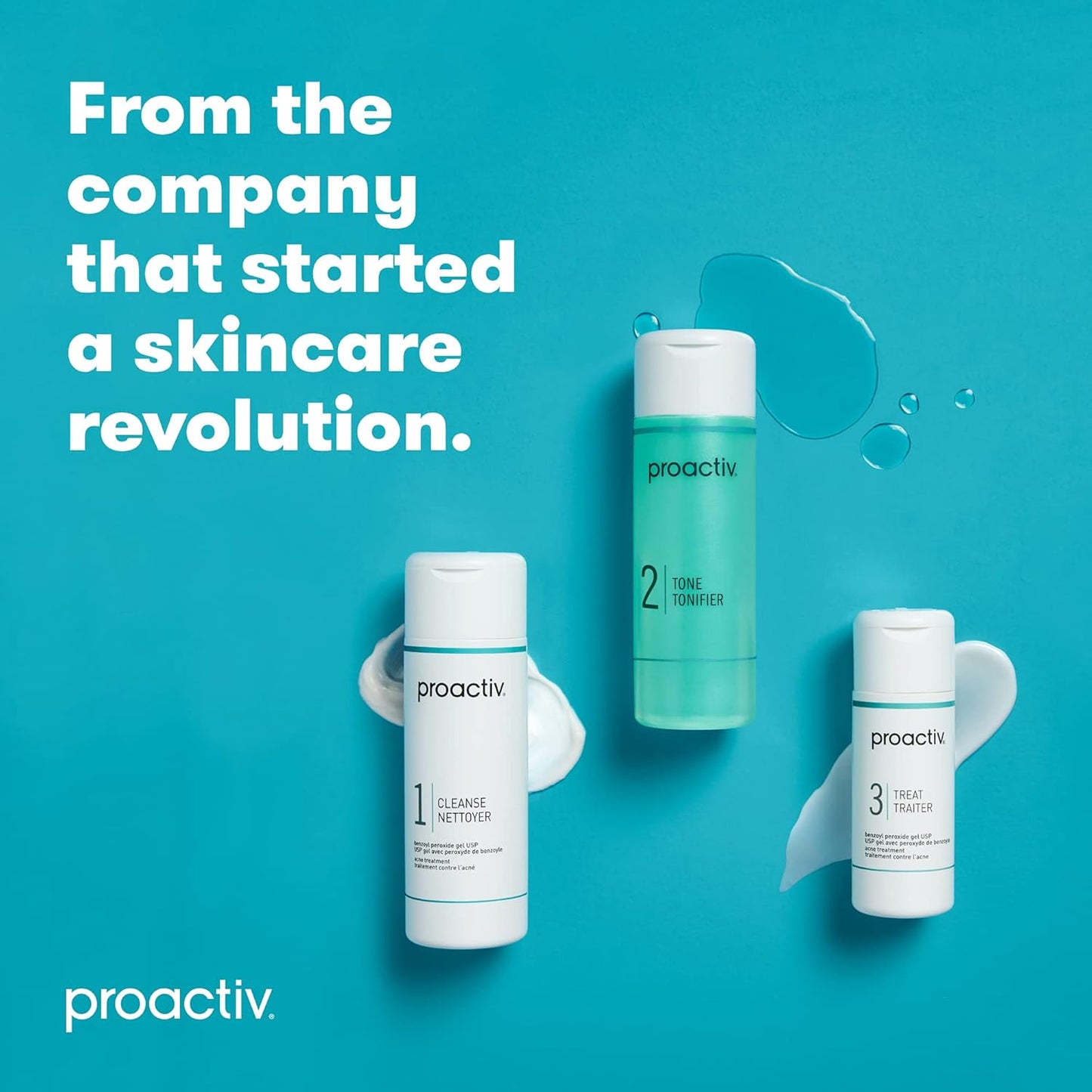 Proactiv Acne Cleanser - Benzoyl Peroxide Face Wash And Acne Treatment - Daily Facial Cleanser And Moisturizer With Exfoliating Beads - 60 Day Supply, 120 ml.