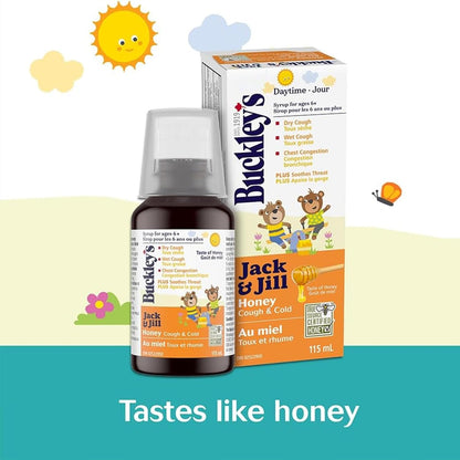 BUCKLEY'S JACK & JILL 儿童蜂蜜止咳感冒糖浆，115毫升