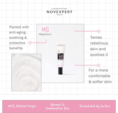 Novexpert Velvety Hydro-Biotic 液体保湿霜（男女通用）1 盎司