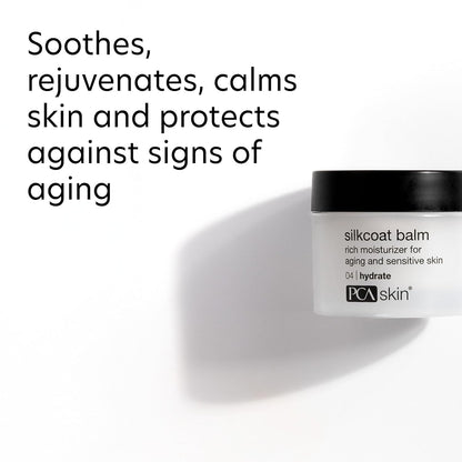 PCA SKIN Silkcoat Face Cream - Hydrating Anti Aging Facial Moisturizer to Smooth Fine Lines & Wrinkles, Recommended for Dry & Mature Skin Types (1.7 oz)